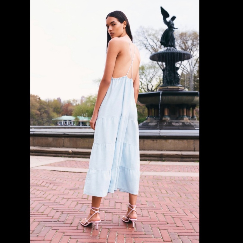 Zara Linen Blend Dress!